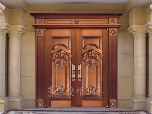 廣東別墅銅門廠家愛唯銅藝——?jiǎng)e墅銅門款式“帝景華庭”